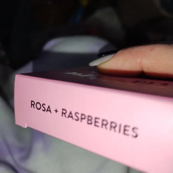 Red Aspen "Rosa + Raspberries" Medium Square - Picture 2 of 2